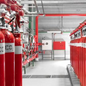 Examination of the carbon dioxide fire extinguishing system