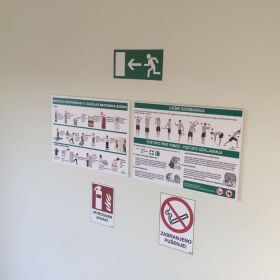 Full set of safety signs